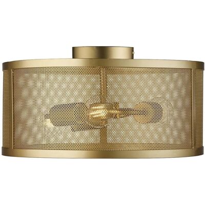 Lampada da soffitto Fishnet 3 luci - Oro opaco - Semi-incasso Lampada da soffitto Fishnet 3 luci - Oro opaco - Semi-incasso
