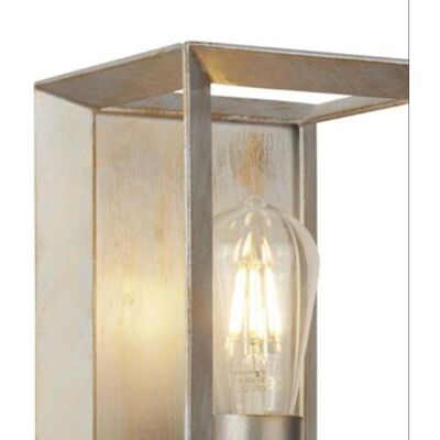 Lampada da Parete Searchlight Oro e Argento Spazzolati - Applique Lampada da Parete Searchlight Oro e Argento Spazzolati - Applique