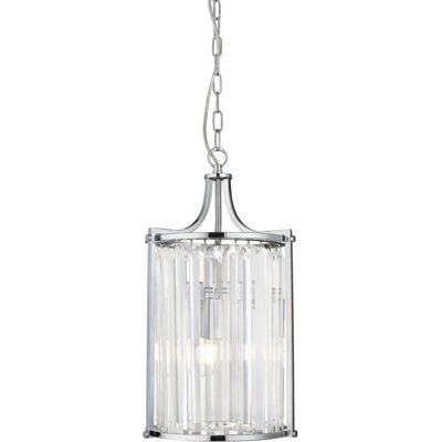 Lampadario a soffitto Searchlight Victoria Cromato 2 Luci Lampadario a soffitto Searchlight Victoria Cromato 2 Luci