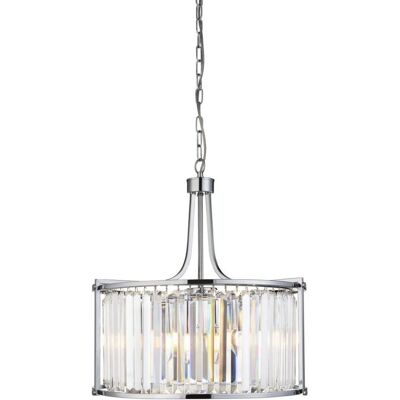 Lampadario a 5 luci Searchlight Victoria - Cromo Lampadario a 5 luci Searchlight Victoria - Cromo