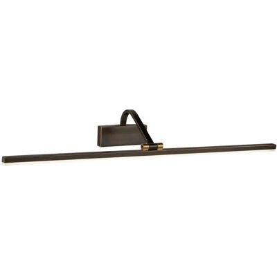 Luce da Immagine LED Bilbao 70cm - Oro spazzolato nero - Applique da parete Luce da Immagine LED Bilbao 70cm - Oro spazzolato nero - Applique da parete