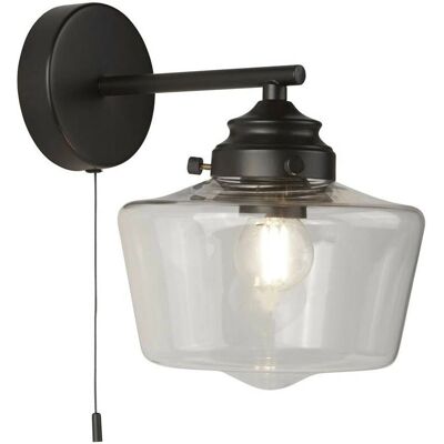 Searchlight School House 1 Luce Applique - Nero - IP44 Searchlight School House 1 Luce Applique - Nero - IP44