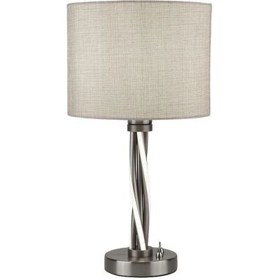 Searchlight EU7564SS Satinsilber Tischlampe - Stehlampe Searchlight EU7564SS Satinsilber Tischlampe - Stehlampe