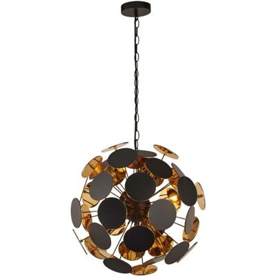 Searchlight Lighting Discus 4-Licht Schwarz, Gold Deckenleuchte Searchlight Lighting Discus 4-Licht Schwarz, Gold Deckenleuchte