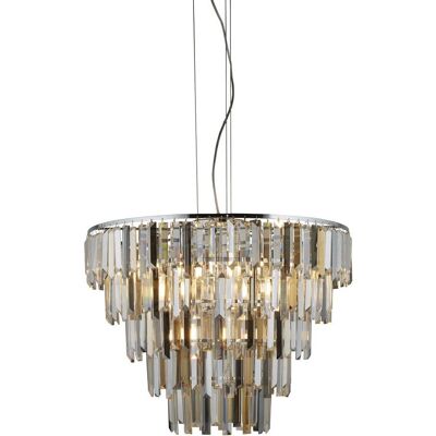 Searchlight Clarissa 9-Licht Chrome Deckenleuchte - Deckenlampe Searchlight Clarissa 9-Licht Chrome Deckenleuchte - Deckenlampe