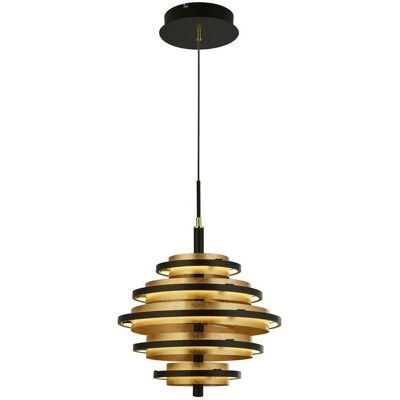 Searchlight Hive LED Deckenpendel - Schwarz & Gold Finish Searchlight Hive LED Deckenpendel - Schwarz & Gold Finish