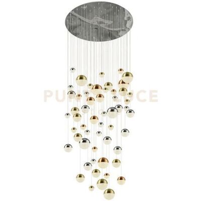 Lampadario a Sospensione LED Searchlight Planets 55 Luci - Multicolore Lampadario a Sospensione LED Searchlight Planets 55 Luci - Multicolore