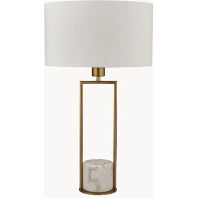 Searchlight EU2871GO Weiße Marmorf Gold Tischlampe - Dekor Searchlight EU2871GO Weiße Marmorf Gold Tischlampe - Dekor