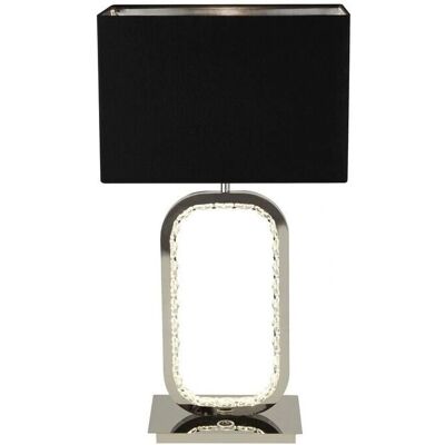 Searchlight Aura Chrome Table Lamp - E27, Dimmable, 60W Searchlight Aura Chrome Table Lamp - E27, Dimmable, 60W