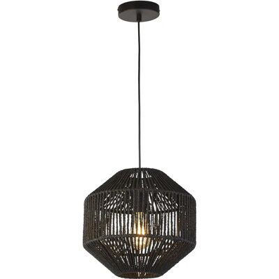 Searchlight Fonott Mennyezeti Lámpa - Fekete - Mennyezeti lámpa Searchlight Fonott Mennyezeti Lámpa - Fekete - Mennyezeti lámpa