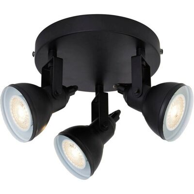 Searchlight Lighting Searchlight Focus 3 Luci Spot Disco - Nero Searchlight Lighting Searchlight Focus 3 Luci Spot Disco - Nero
