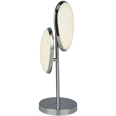 Searchlight Chrome Lori 2 LED Table Lamp - Table Lamp Searchlight Chrome Lori 2 LED Table Lamp - Table Lamp
