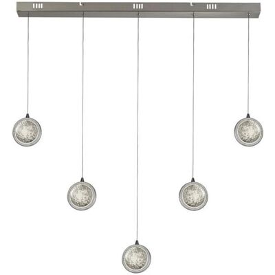 Searchlight Quartz 5 Világítási függeszték - Bubi üveg, dimmable, 4000K Searchlight Quartz 5 Világítási függeszték - Bubi üveg, dimmable, 4000K