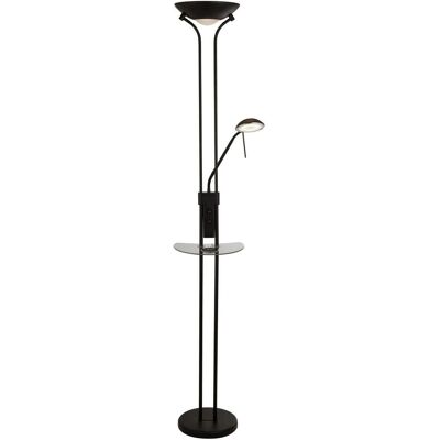 SEARCHLIGHT Lampada da terra senza fili Acciaio Nero - Led 22,4W 3000K SEARCHLIGHT Lampada da terra senza fili Acciaio Nero - Led 22,4W 3000K