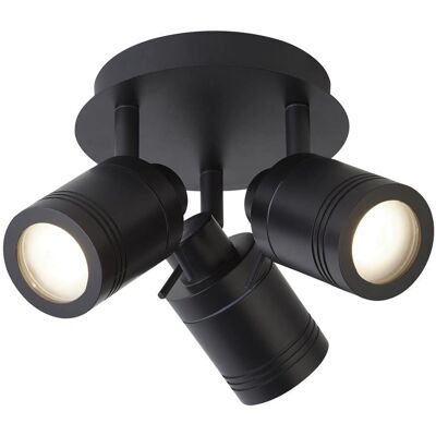 Searchlight Samson 3 Luce IP44 Piastrella per bagno - Luce spot bagno Searchlight Samson 3 Luce IP44 Piastrella per bagno - Luce spot bagno