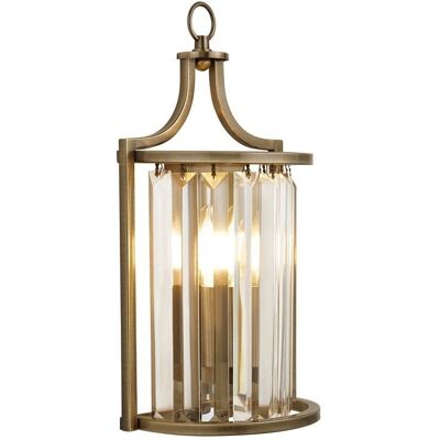 Searchlight Victoria Antique Brass Wall Light - Wall Light Searchlight Victoria Antique Brass Wall Light - Wall Light