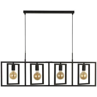Searchlight Plaza 4 Light Verstellbare Deckenpendelleuchte - Schwarz Design Searchlight Plaza 4 Light Verstellbare Deckenpendelleuchte - Schwarz Design