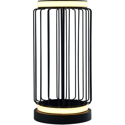Searchlight Searchlight Circolo Cage LED Tischleuchte - Schwarz Metall Searchlight Searchlight Circolo Cage LED Tischleuchte - Schwarz Metall
