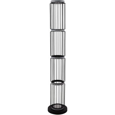 Searchlight Circolo Stehlampe - 1-flammig - Schwarz, Weiß, Klar - Stehlampe Searchlight Circolo Stehlampe - 1-flammig - Schwarz, Weiß, Klar - Stehlampe