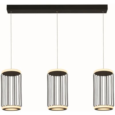 Searchlight Circolo 3-égős LED függőlámpa - Fekete fém Searchlight Circolo 3-égős LED függőlámpa - Fekete fém