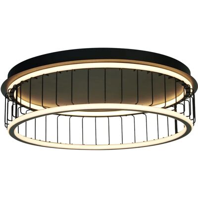Searchlight Circolo Deckenleuchte - Schwarz - Modern, Dimmbar, 861lm Searchlight Circolo Deckenleuchte - Schwarz - Modern, Dimmbar, 861lm