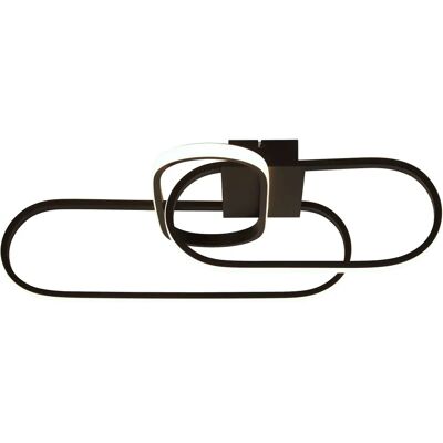 Searchlight Schwarze LED Deckenleuchte - 1812 Lumen Searchlight Schwarze LED Deckenleuchte - 1812 Lumen