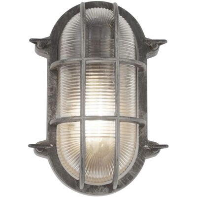 Searchlight Außenleuchte - Schwarz Silber - IP44 Searchlight Außenleuchte - Schwarz Silber - IP44