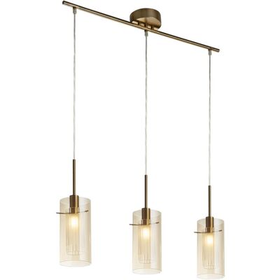 Searchlight Lighting Searchlight Duo III Champagnerglas 3-Licht-Deckenleuchte - Deckenleuchte Searchlight Lighting Searchlight Duo III Champagnerglas 3-Licht-Deckenleuchte - Deckenleuchte