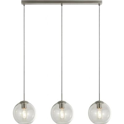Searchlight Chrom 3-Licht Pendelleuchte - Deckenlampe Searchlight Chrom 3-Licht Pendelleuchte - Deckenlampe