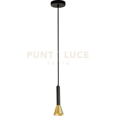 Suspension Searchlight Lighting Signal Noir, Or - Lampe Suspendue - Publicité Suspension Searchlight Lighting Signal Noir, Or - Lampe Suspendue - Publicité