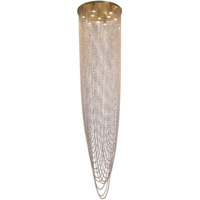 Searchlight Lighting - Swoop - Satin Brass - Ceiling Pendant Searchlight Lighting - Swoop - Satin Brass - Ceiling Pendant