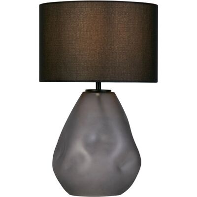 Searchlight Lighting - Devon - Schwarzes Punzierter Glas Searchlight Lighting - Devon - Schwarzes Punzierter Glas