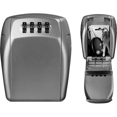 Caixa de Chaves Master Lock - Montada na parede, Exterior, Código de 4 dígitos Caixa de Chaves Master Lock - Montada na parede, Exterior, Código de 4 dígitos