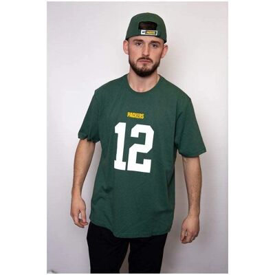 Fanatics Green Bay Packers Aaron Rodgers 12 Cotton Short Sleeve T-Shirt Fanatics Green Bay Packers Aaron Rodgers 12 Cotton Short Sleeve T-Shirt