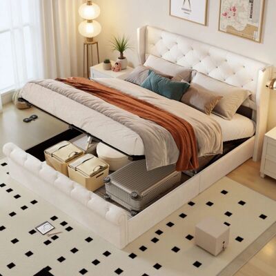 TANANT - Letto contenitore 140x190cm - Storage bed TANANT - Letto contenitore 140x190cm - Storage bed