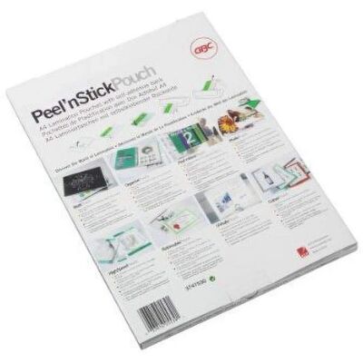GBC A3 Self-Adhesive Glossy Laminating Film - Pack of 100 GBC A3 Self-Adhesive Glossy Laminating Film - Pack of 100
