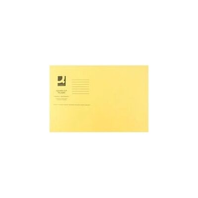 Q-CONNECT KF01185 Folder - Yellow - A4 - Folder Q-CONNECT KF01185 Folder - Yellow - A4 - Folder