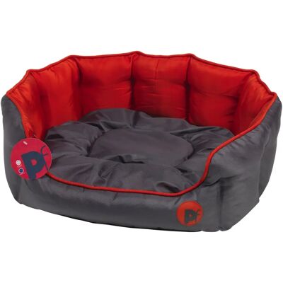 Petface Lit pour Chien Oxford Rouge - Lit pour Chien Petface Lit pour Chien Oxford Rouge - Lit pour Chien
