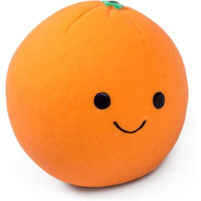 Petface Foodie Faces Latex Orange Hundleksak - Liten Petface Foodie Faces Latex Orange Hundleksak - Liten