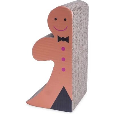 Griffoir en carton Petface Homme Pain d'Épice - Jouets pour chats Griffoir en carton Petface Homme Pain d'Épice - Jouets pour chats