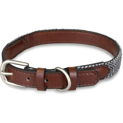 Petface Herringbone Leder Hundehalsband - Klein - 25-35cm Petface Herringbone Leder Hundehalsband - Klein - 25-35cm
