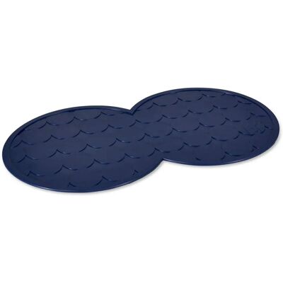 Sous-plat en caoutchouc Petface pour chien Marine - Sous-plat pour bol de chien Sous-plat en caoutchouc Petface pour chien Marine - Sous-plat pour bol de chien