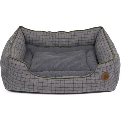 Petface Moosgrüner quadratischer Hundebett - Klein Petface Moosgrüner quadratischer Hundebett - Klein