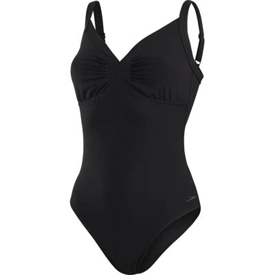 Speedo Kvinder Badedragt Sculpture Watergem Justerbar sort Speedo Kvinder Badedragt Sculpture Watergem Justerbar sort