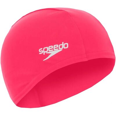 Bonnet de bain Speedo Junior Polyester - Rose - Enfants unisex UK taille unique - Publicité Bonnet de bain Speedo Junior Polyester - Rose - Enfants unisex UK taille unique - Publicité