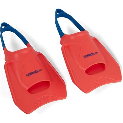 Aletas de Fitness Speedo Biofuse - Naranja Flúor/Azul Piscina/Llama Azul - Unisex Adulto UK XS Aletas de Fitness Speedo Biofuse - Naranja Flúor/Azul Piscina/Llama Azul - Unisex Adulto UK XS