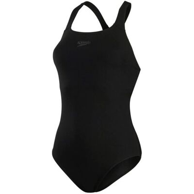 Speedo Dames Eco Endurance+ Essentiële Kickback Zwempak zwart Speedo Dames Eco Endurance+ Essentiële Kickback Zwempak zwart
