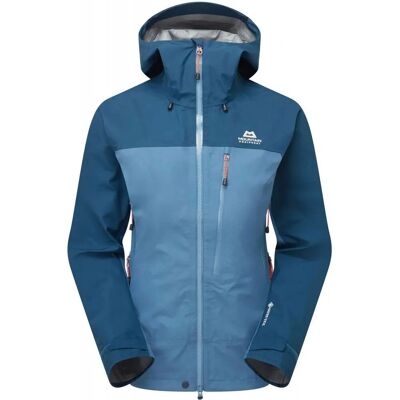 Mountain Equipment Makalu Damen Wasserdichte Jacke Blau Mountain Equipment Makalu Damen Wasserdichte Jacke Blau