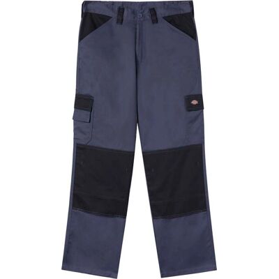 Dickies Mens Everyday Polycotton Knee Pad Pouches Workwear Trousers - Grey - Size 34w/30l Dickies Mens Everyday Polycotton Knee Pad Pouches Workwear Trousers - Grey - Size 34w/30l