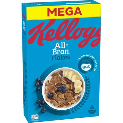 Kellogg Company All Bran Flakes - 500 g - Flocons de blé naturels - cereal - Publicité Kellogg Company All Bran Flakes - 500 g - Flocons de blé naturels - cereal - Publicité